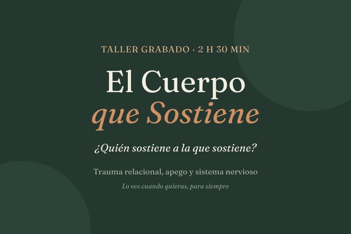 Portada de El Cuerpo que Sostiene
